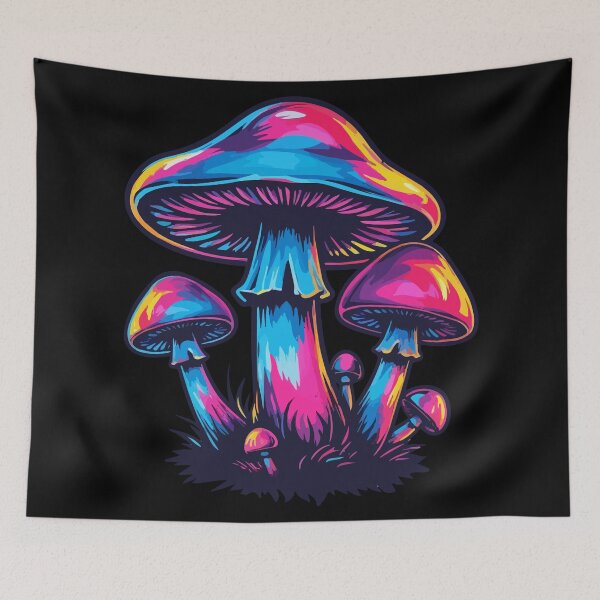 Item preview, Bioluminescent Mushrooms designed and sold by Grypis.