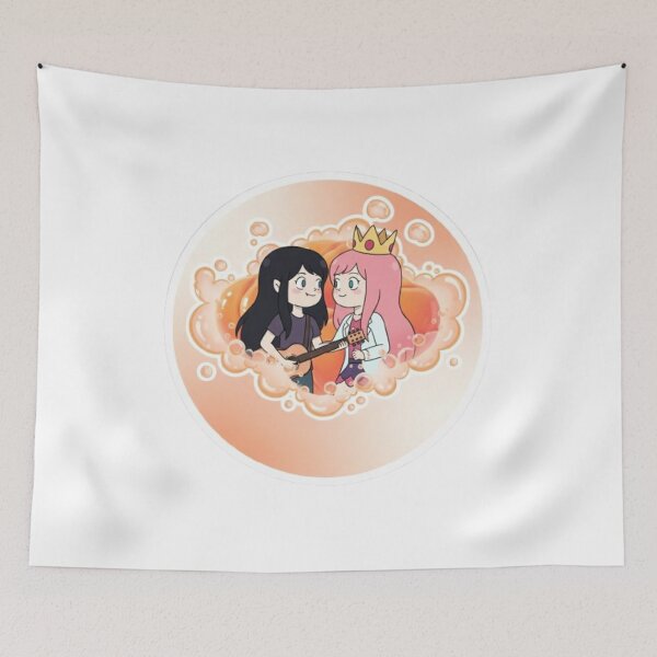 Item preview, Bubbline Love Art  Bubblegum & Marceline Inspired  Adventure Cartoon Fan Design designed and sold by Ditstyle.