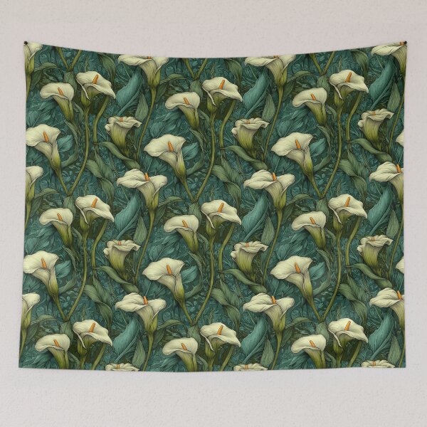 Item preview, Charming Calla Lilies  - Flower Garden Pattern  - Housewarming Gift Ideas designed and sold by RoyalStarsPatts.