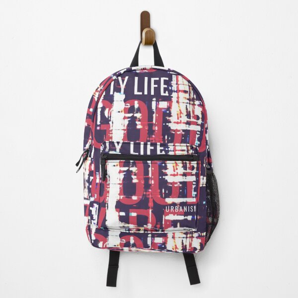 Item preview, City life and good vibe urban abstract pattern with typography designed and sold by GreissDesign.