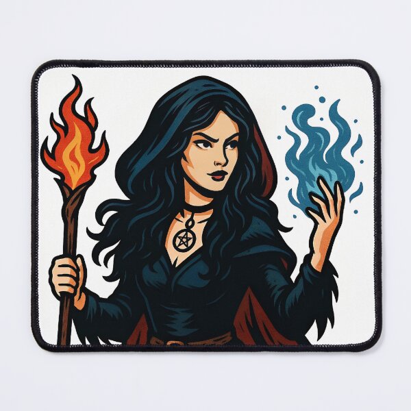 Item preview, Fantasy Mage Woman Art designed and sold by Amr Siam.