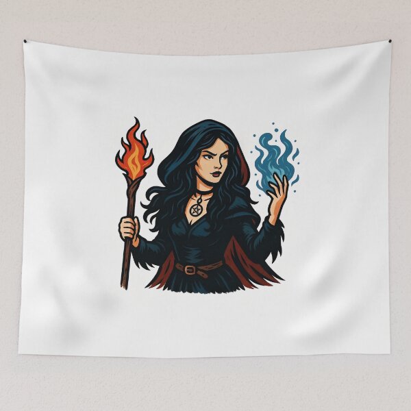 Item preview, Fantasy Mage Woman Art designed and sold by Amr Siam.