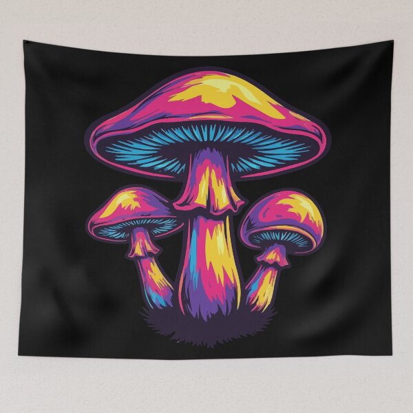 Item preview, Bioluminescent Mushrooms designed and sold by Grypis.