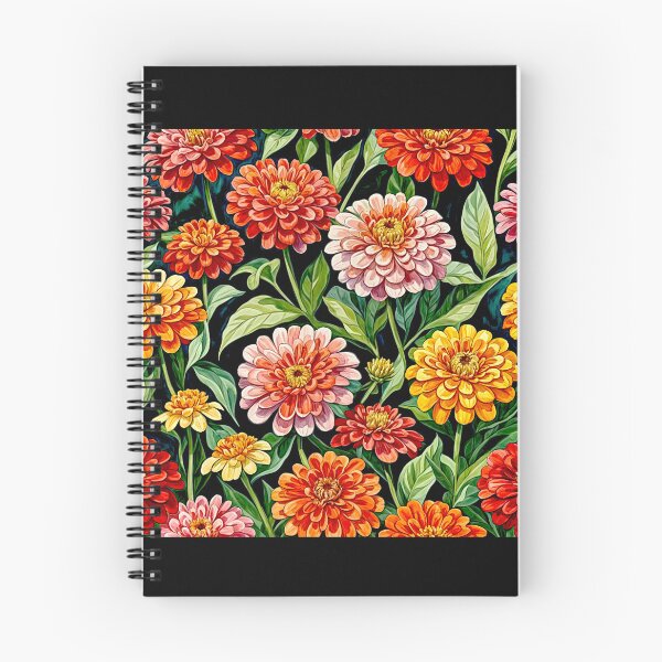 Item preview, Zinnias Flowers#10 designed and sold by Helios Be. Lavsh.