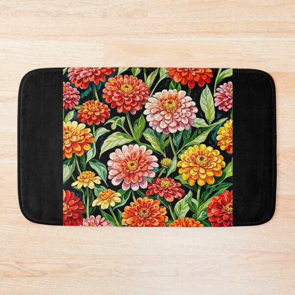 Item preview, Zinnias Flowers#10 designed and sold by Helios Be. Lavsh.