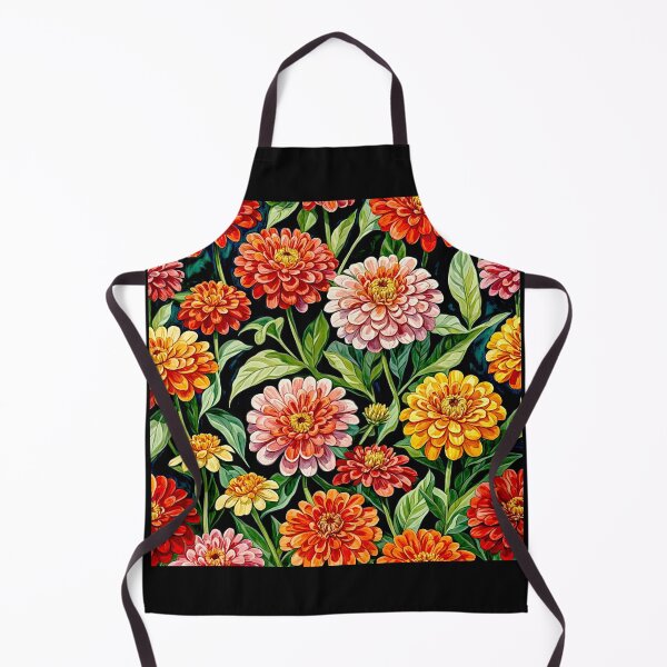 Item preview, Zinnias Flowers#10 designed and sold by Helios Be. Lavsh.