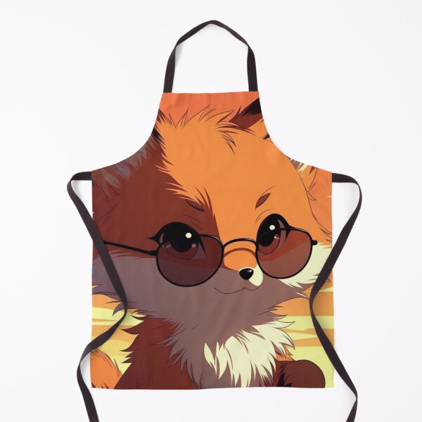 Item preview, Copy of Playful Anime Fox with Sunglasses Sunset Chibi Art designed and sold by NovaDigitalArt45.
