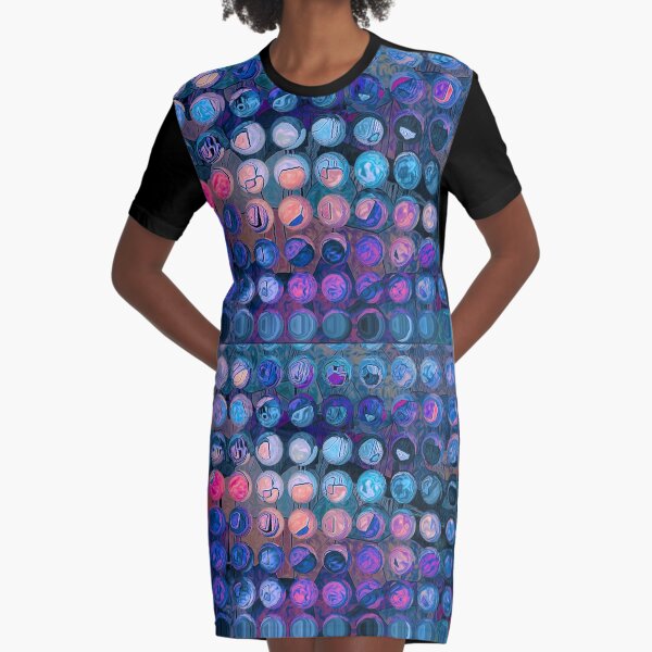 Digital Dreams Graphic T-Shirt Dress