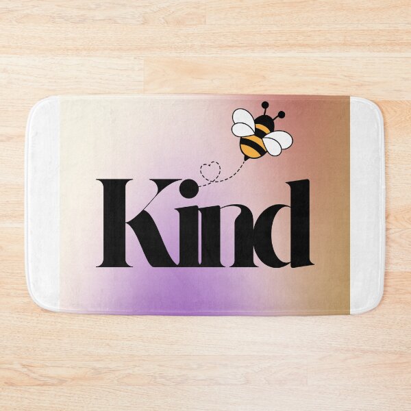 Item preview, Beeee Kind - Kindness Quote Art with Little Bee designed and sold by Cosmicquark's Shop.