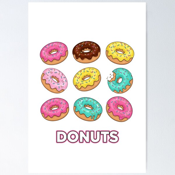 Item preview, Cute donuts designed and sold by Estellarts.