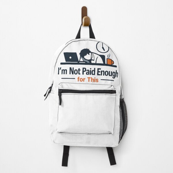 Item preview, I’m Not Paid Enough for This – Vintage Humorous Office Logo designed and sold by Dax Studio.