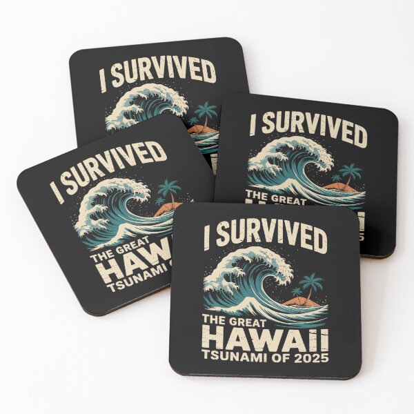 Item preview, I Survived The Great Hawaii Tsunami of 2025 4  designed and sold by MarkLeedsArt.