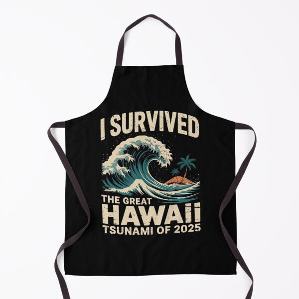 Item preview, I Survived The Great Hawaii Tsunami of 2025 4 designed and sold by MarkLeedsArt.