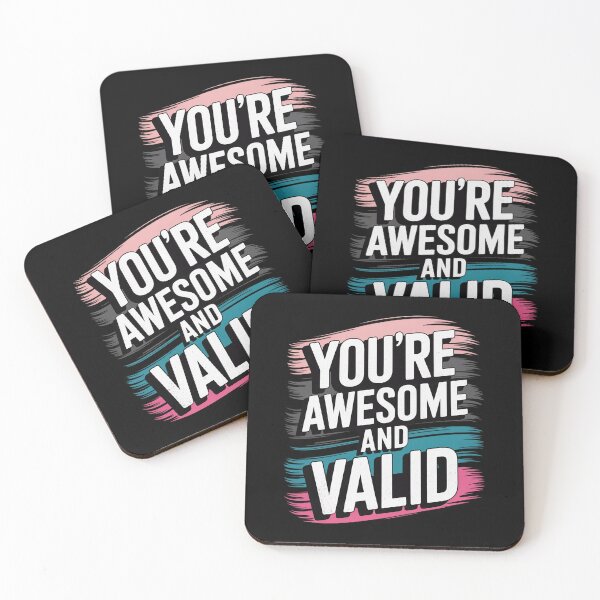 Item preview, You're Awesome And Valid Genderfluid LGBT Gender Fluid Queer designed and sold by NailMolisa.
