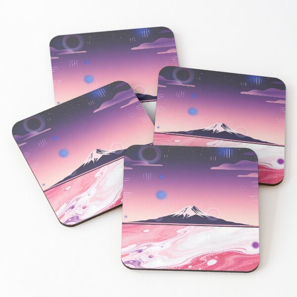 Item preview, White Stellar Fuji - Stardust Mountain Calm designed and sold by konkav.