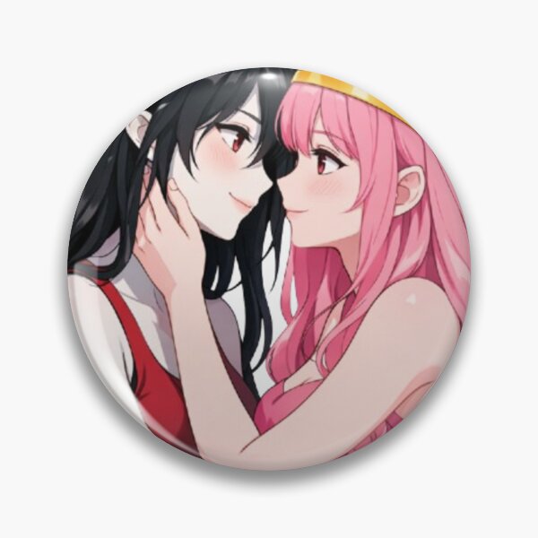 Item preview, Bubbline Love Art  Bubblegum & Marceline Inspired  Adventure Cartoon Fan Design designed and sold by Ditstyle.