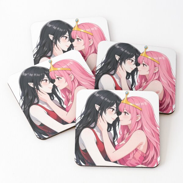 Item preview, Bubbline Love Art  Bubblegum & Marceline Inspired  Adventure Cartoon Fan Design designed and sold by Ditstyle.
