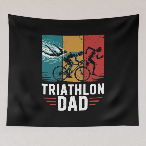 Item preview, Cool Triathlon For Dad Father Swimming Running Swim Bike Run  designed and sold by MyzoToyota.