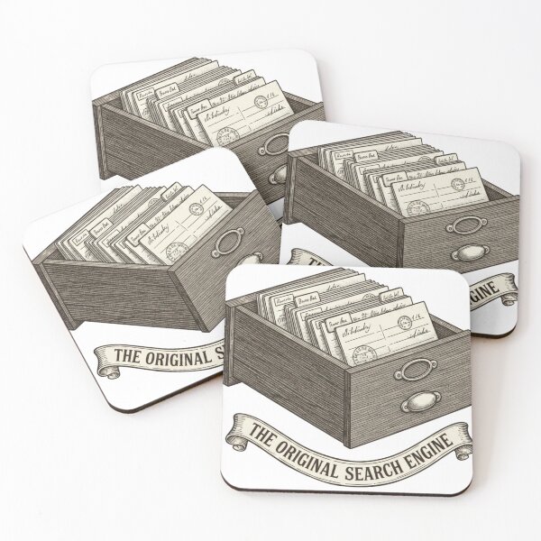 Item preview, The Original Search Engine - Vintage Library Card Catalog designed and sold by The Arcane Archives.