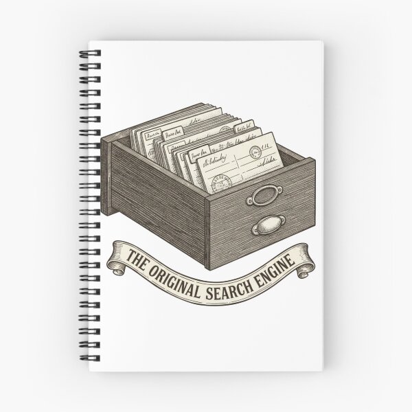 Item preview, The Original Search Engine - Vintage Library Card Catalog designed and sold by The Arcane Archives.
