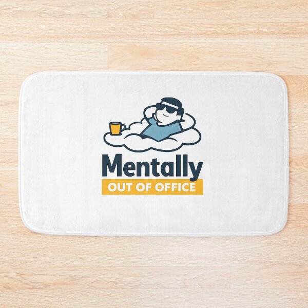 Item preview, Mentally Out of Office – Humorous Vintage Office Logo designed and sold by Dax Studio.