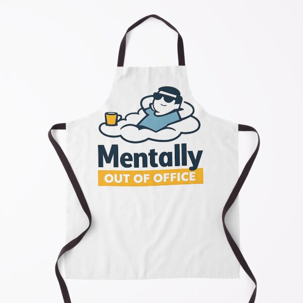 Item preview, Mentally Out of Office – Humorous Vintage Office Logo designed and sold by Dax Studio.