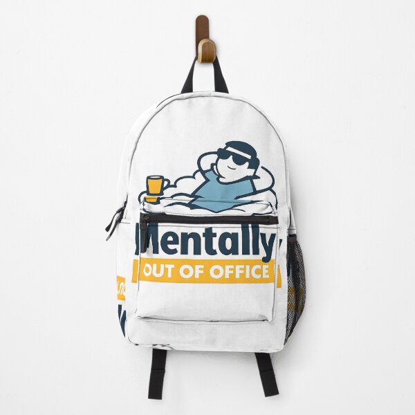 Item preview, Mentally Out of Office – Humorous Vintage Office Logo designed and sold by Dax Studio.