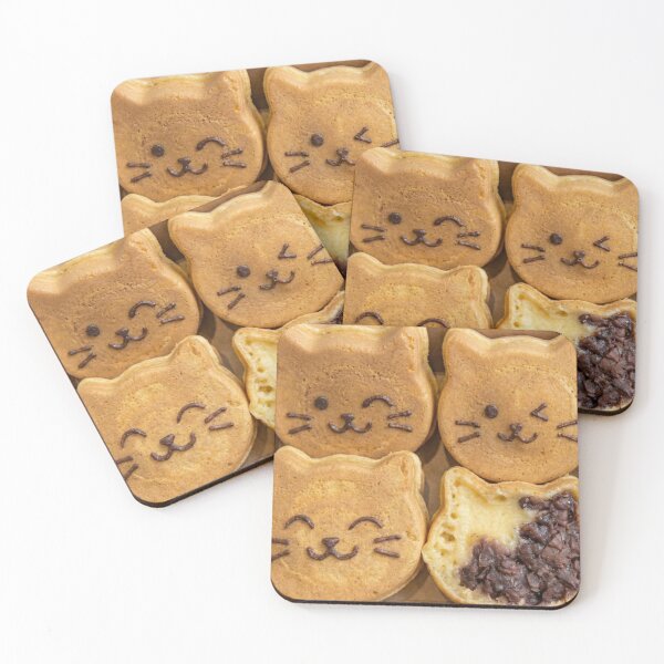 Item preview, Golden Box of Cute Cat Shaped Filled Pancakes designed and sold by Auroracat2025.