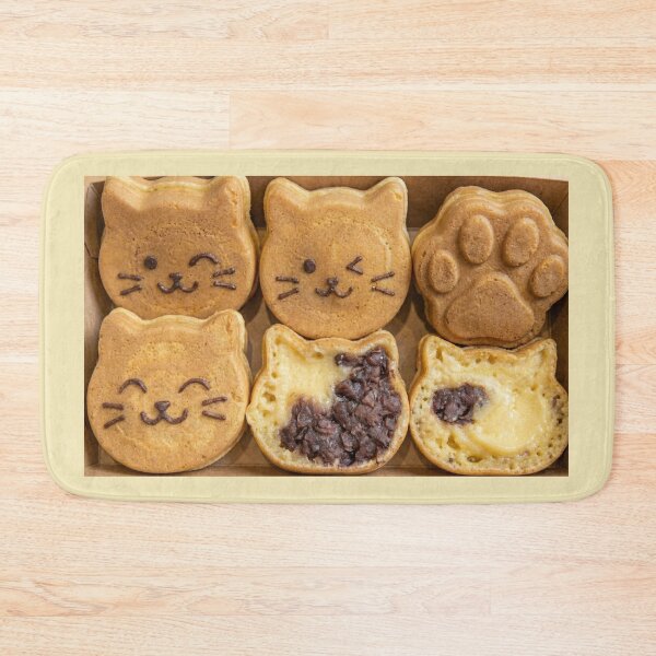 Item preview, Golden Box of Cute Cat Shaped Filled Pancakes designed and sold by Auroracat2025.