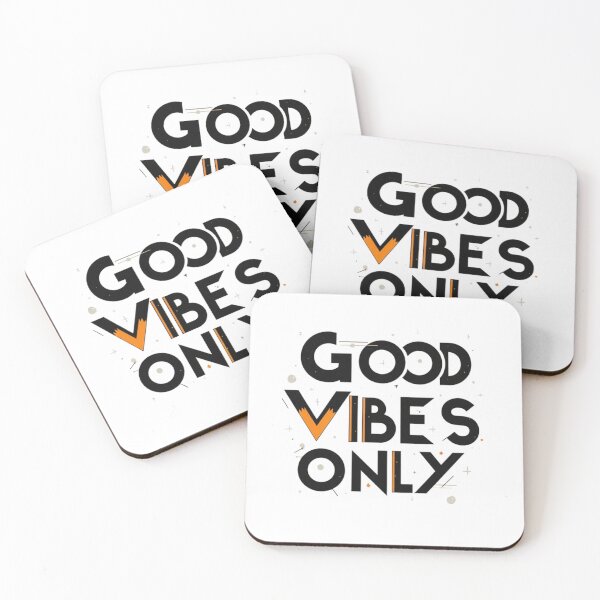 Item preview, Good Vibes Minimal Typography designed and sold by RedWhiteTees.