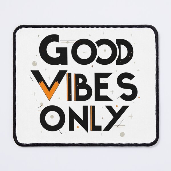 Item preview, Good Vibes Minimal Typography designed and sold by RedWhiteTees.