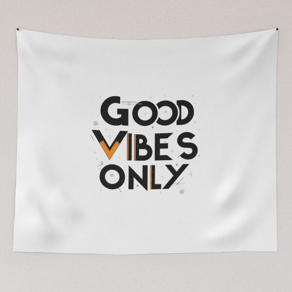 Item preview, Good Vibes Minimal Typography designed and sold by RedWhiteTees.