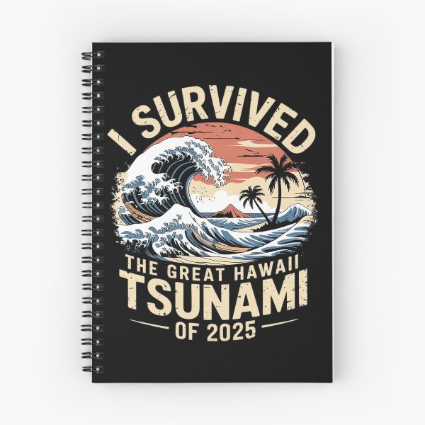 Item preview, I Survived The Great Hawaii Tsunami of 2025 7  designed and sold by MarkLeedsArt.