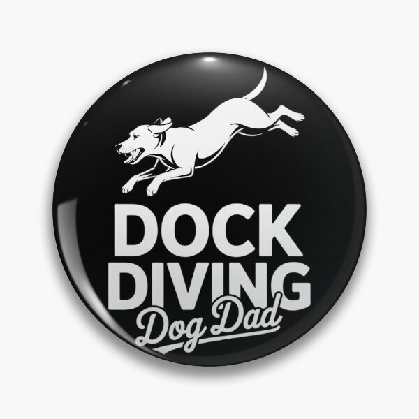 Item preview, Dog Jumping Swimming Dock Diving Dog Dad  designed and sold by InspiredFoul.