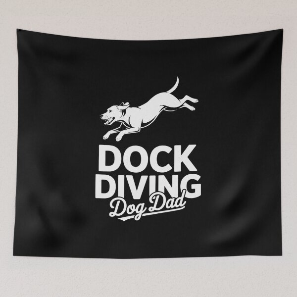 Item preview, Dog Jumping Swimming Dock Diving Dog Dad  designed and sold by InspiredFoul.