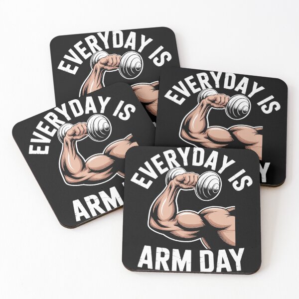 Item preview, Everyday Is Arm Day Weightlifting Fitness  designed and sold by InspiredFoul.