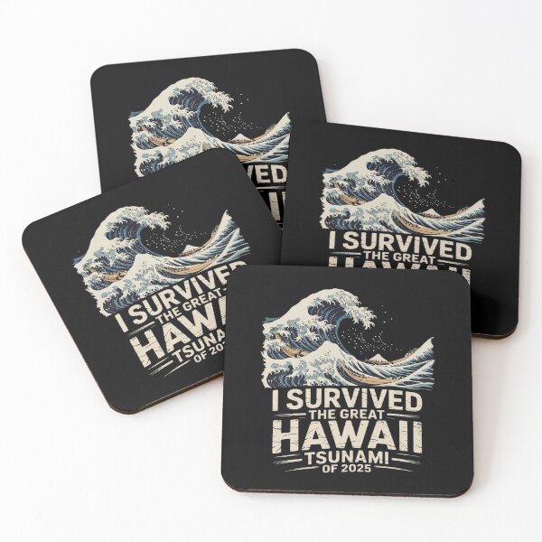 Item preview, I Survived The Great Hawaii Tsunami of 2025 11  designed and sold by MarkLeedsArt.