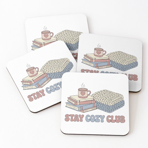 Item preview, Stay Cozy Club - Aesthetic Book Lover & Winter Vibes designed and sold by GemajoStudio.