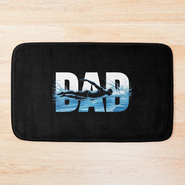 Item preview, Fathers Day Swimmer Mens Swimming Dad  designed and sold by InspiredFoul.