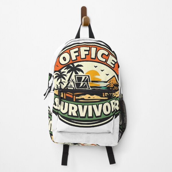 Item preview, Office Survivor – Vintage Retro Adventure Office Logo designed and sold by Dax Studio.