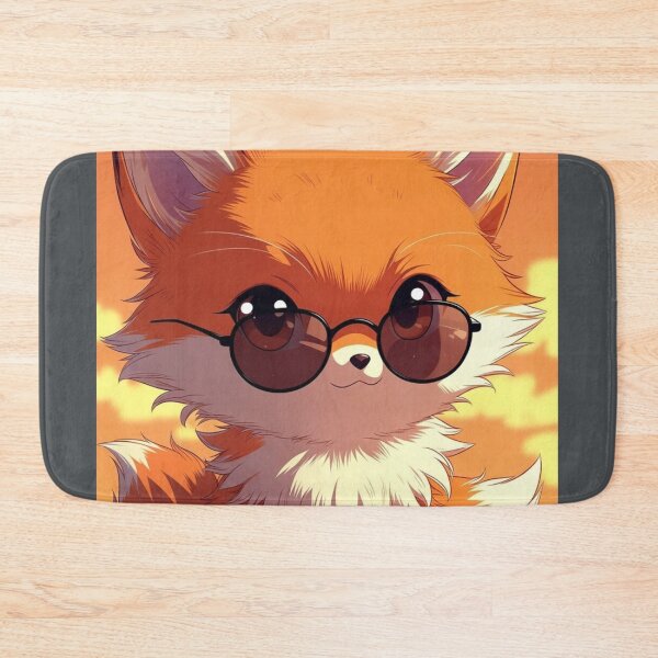 Item preview, Copy of Playful Anime Fox with Sunglasses Sunset Chibi Art designed and sold by NovaDigitalArt45.