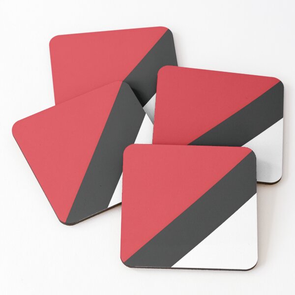Item preview, Red Black White Geometric Design – Bold Minimalist Art designed and sold by PandaTShirtShop.