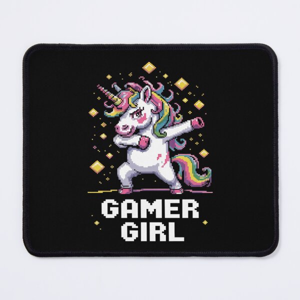 Item preview, Cute Gamer Girl Galaxy Rainbow Unicorn Video Game Pixel Art5 designed and sold by FadeOfThrone.