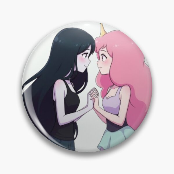 Item preview, Bubbline Love Art  Bubblegum & Marceline Inspired  Adventure Cartoon Fan Design designed and sold by Ditstyle.