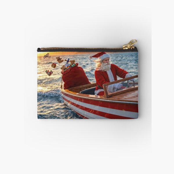 Item preview, Santa Claus Driving a Speedboat designed and sold by Maria Dryfhout.