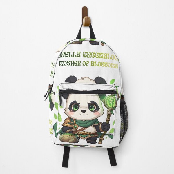 Item preview, Mirella Greenbloom – Mother of Blossoms | Healer of Life and Light | Monzora Fantasy Panda Mage designed and sold by Monzora.