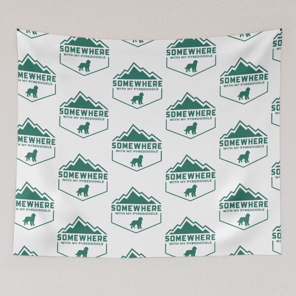 Item preview, Somewhere With My Pyredoodle Outdoor Wilderness Gift designed and sold by Guarddogdrive.