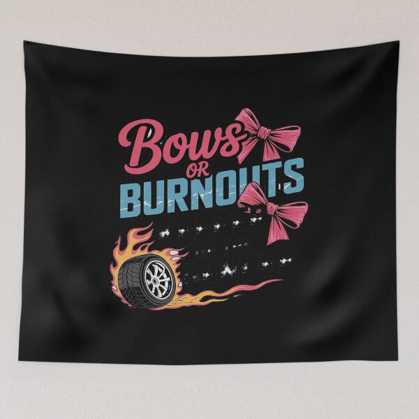 Item preview, Burnouts Or Bows Gender Reveal Party Keeper of The Gender  designed and sold by KotexTemu.
