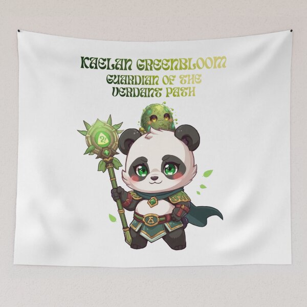 Item preview, Kaelan Greenbloom – Guardian of the Verdant Path | Noble Nature Warrior of Monzora designed and sold by Monzora.