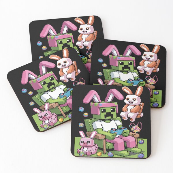 Item preview, Easter Bunny Egg Happy Easter Day Video Game Pixel Boy Men  designed and sold by FadeOfThrone.